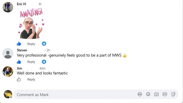Closing comments from members on the Midweek Searchers launch post